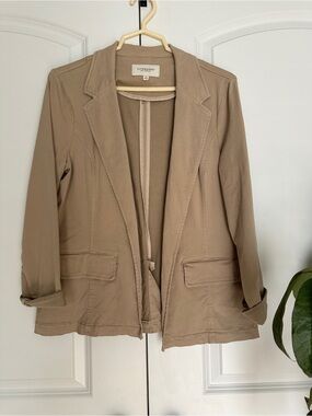 Liverpool Biscuit Tan Khaki Light Utility Blazer Jacket